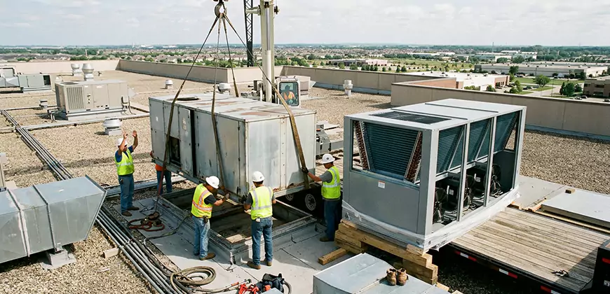 Warehouse and Industrial HVAC Replacement in Burleson